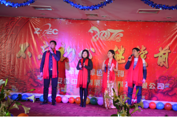难忘今宵 ——我公司“迎新晚会”盛大上演