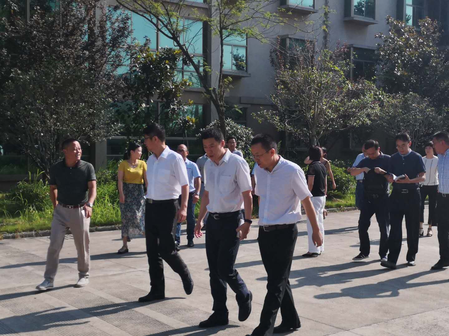 安徽省证监局副局长张彦斌一行莅临中泰环境调研考察