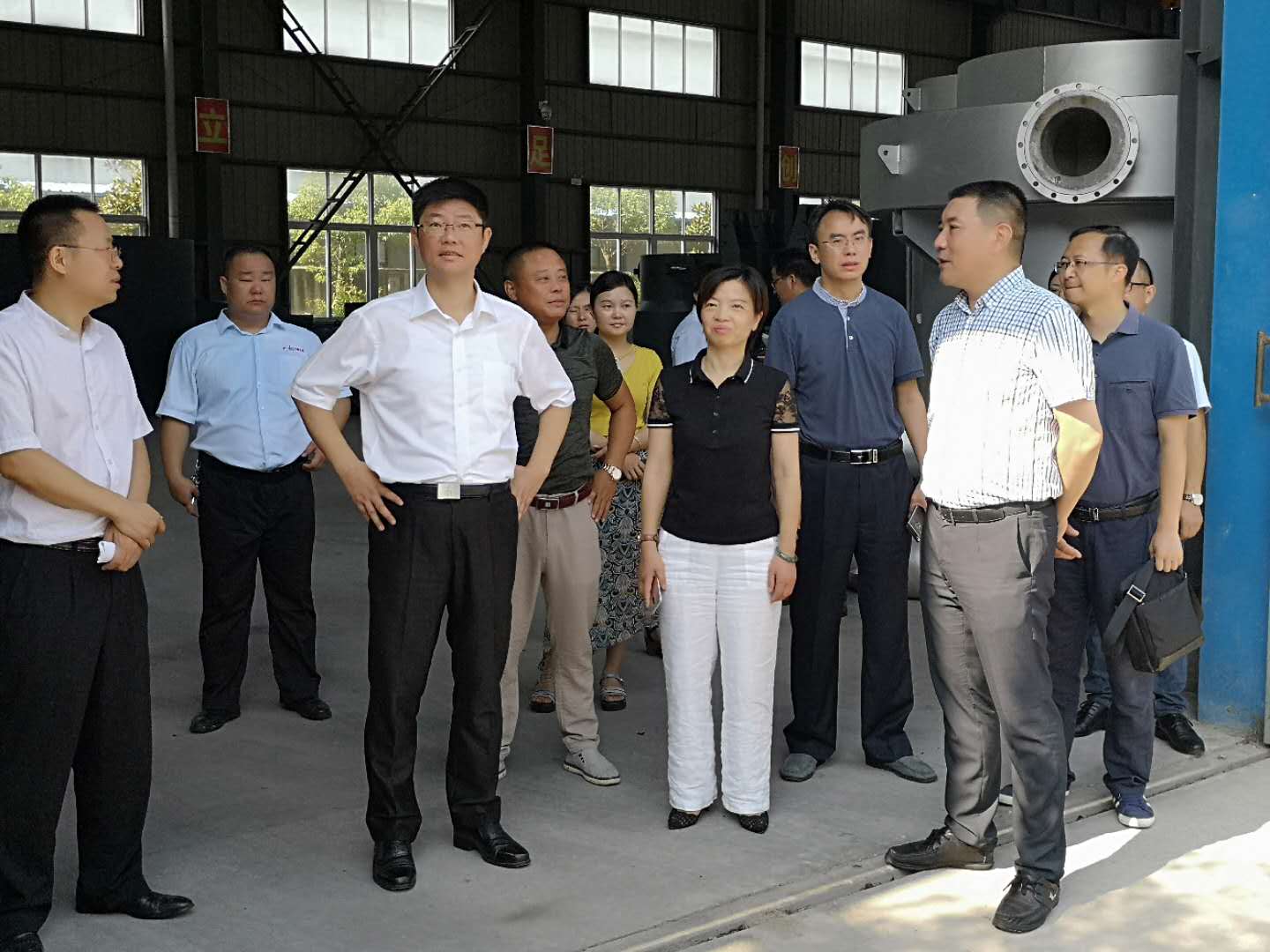 安徽省证监局副局长张彦斌一行莅临中泰环境调研考察