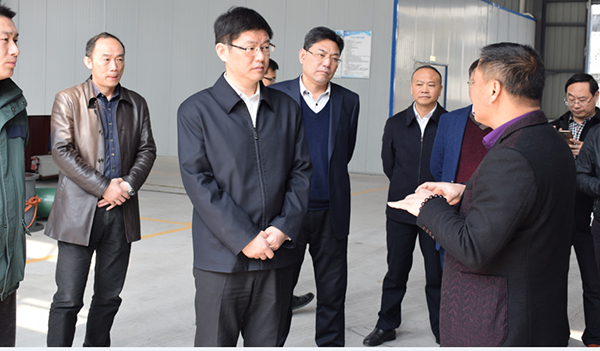 潜山县县委书记一行至安徽中泰创展环境科技股份有限公司调研